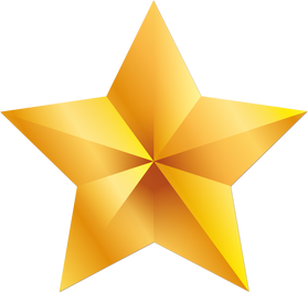 Gold Star Illustration